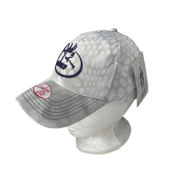 NWT Rocky Mountain Elk Foundation Hat Kryptek Yeti Ladies Fit Winter Camo Cap - Picture 2 of 8